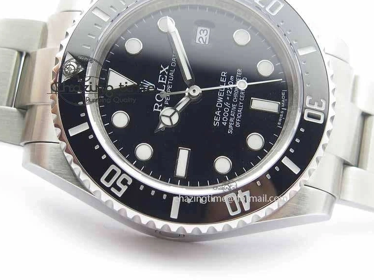 MiroTime 0322 Timeless Sea-Dweller 116600 Black Ceramic BP Maker Best Edition On SS Bracelet SA 3680